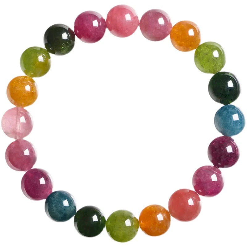 Tourmaline & Chalcedony Healing Bracelet – Balancing Energy & Emotional Jewelry for Women & Gift Lovers|KwangYin