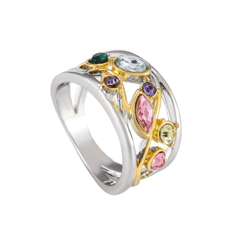 Magnetic Therapy Crystal Quartz Ring for Women – Weight Loss & Lymph Drainage Therapy Ring | KwangYin