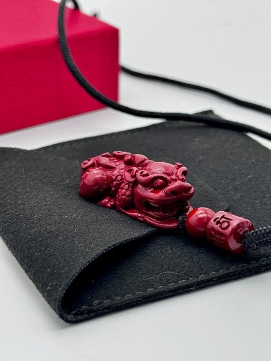 Cinnabar Pixiu Necklace