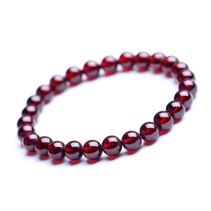 Natural Garnet Bracelet – Energy Protection & Vitality Jewelry for Yoga, Meditation & Gifting|KwangYin
