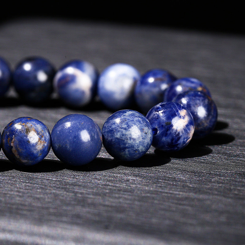 Lapis Lazuli Friendship Bracelet – Blue Quality Lapis Crystal Healing Beaded Bracelets for Kids, Men, Women, Couples | KwangYin