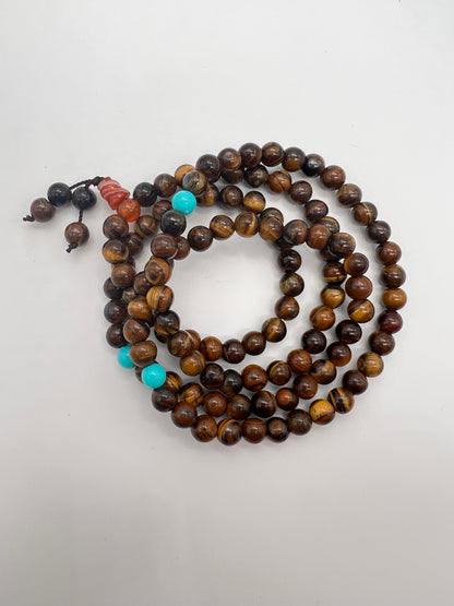 6mm 108 Tiger Eye Bead Bracelet