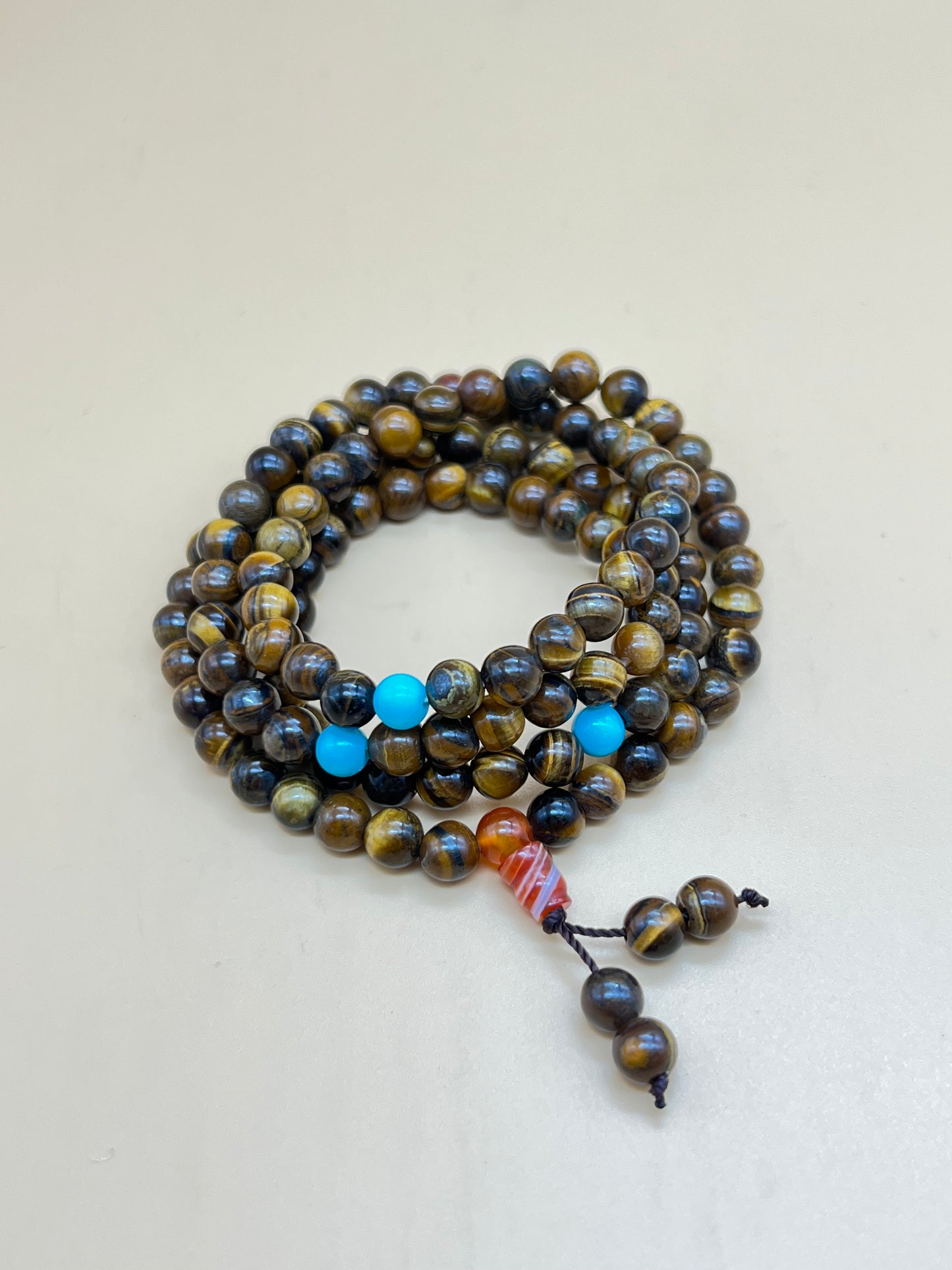 6mm 108 Tiger Eye Bead Bracelet