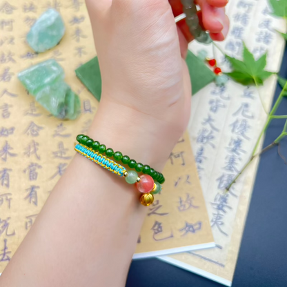 Lotus Flower Bracelet with Southern Red Agate Beads-Chic Versatile & Stylish Women'S Fashion Accessory