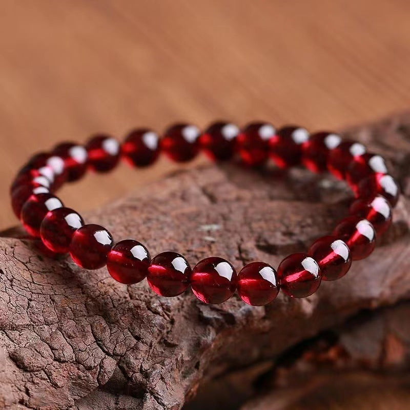 Natural Garnet Bracelet – Energy Protection & Vitality Jewelry for Yoga, Meditation & Gifting|KwangYin